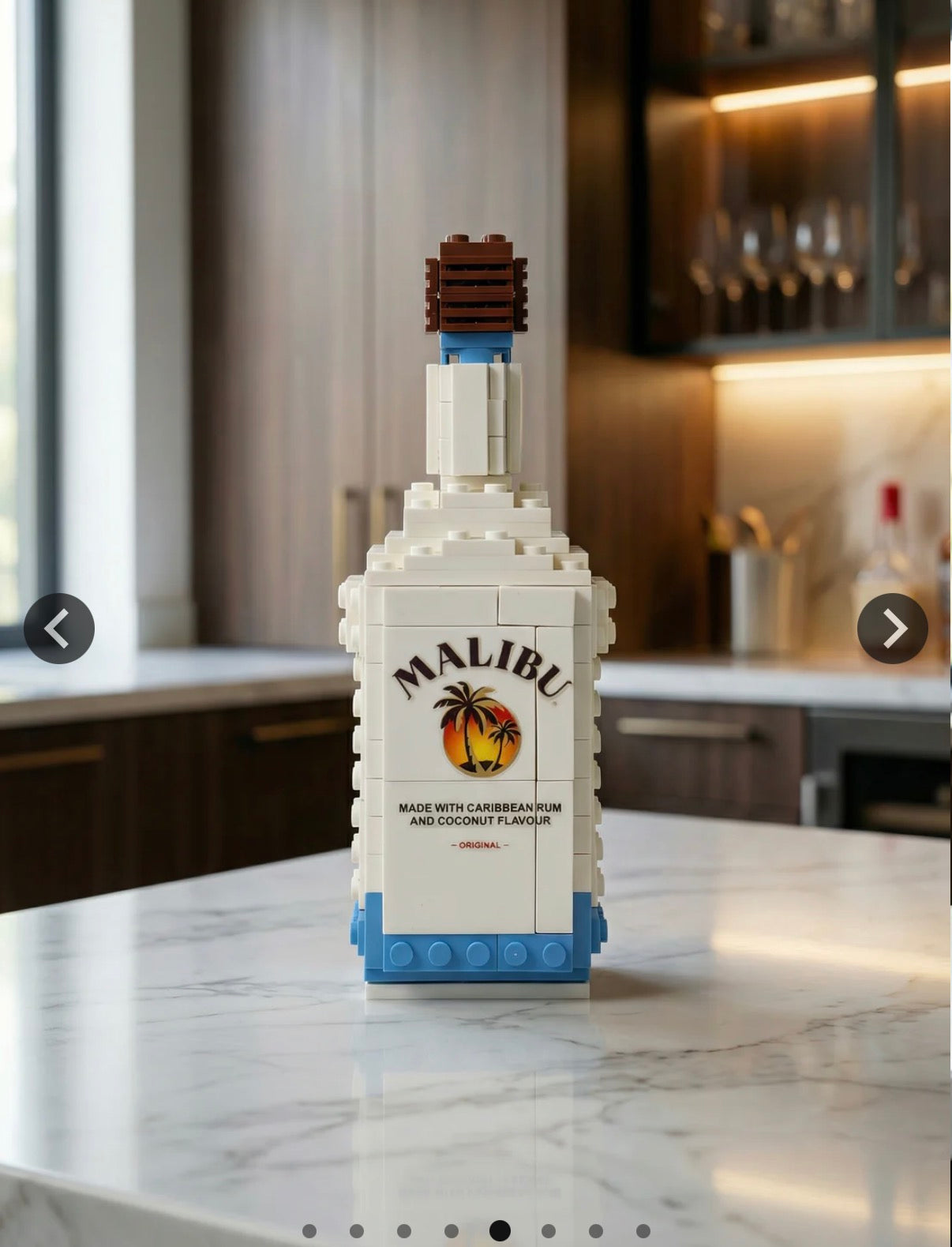 Malibu Coconut Rum Brick Building Set