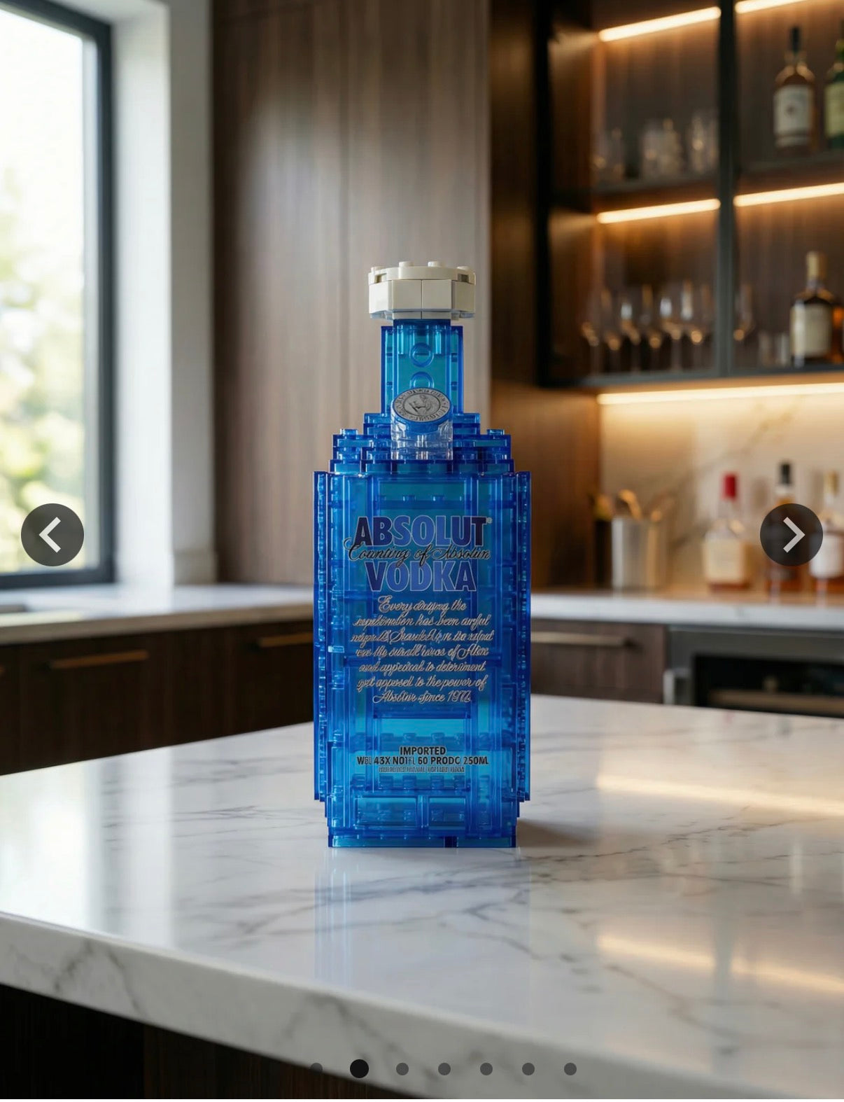 Absolute Vodka Bottle Brick Building Set