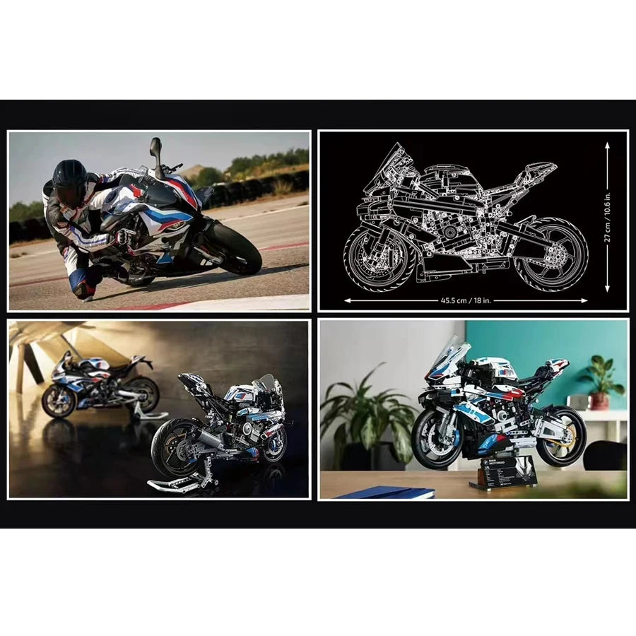 BMW Motorrad – 1:1 Scale Racing Motorcycle (1920+ Pieces)