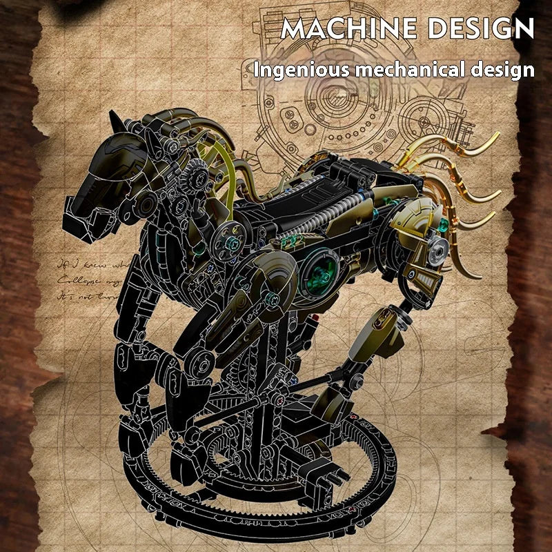 Kinetic Stallion – 1055-Piece Mechanical Building Set