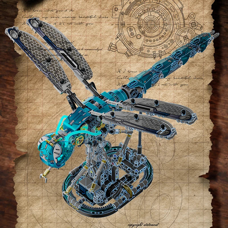 Kinetic Dragonfly – 866-Piece Mechanical Building Set