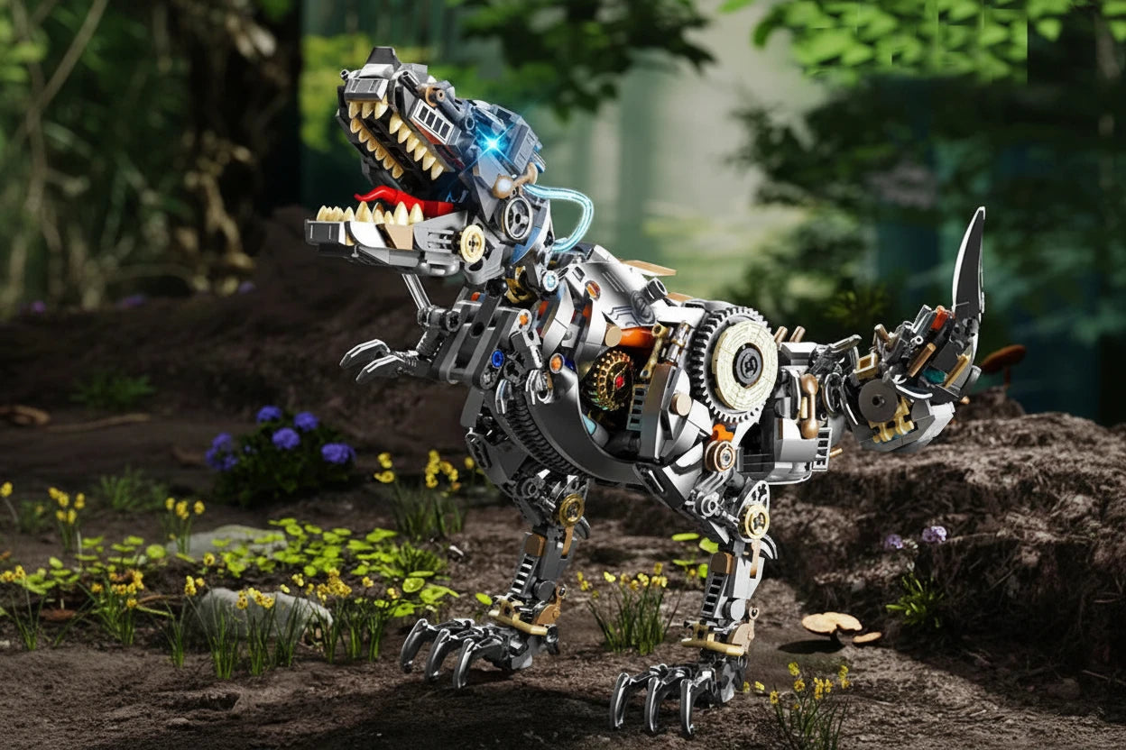 Kinetic T-Rex – 1268-Piece Mechanical Dinosaur