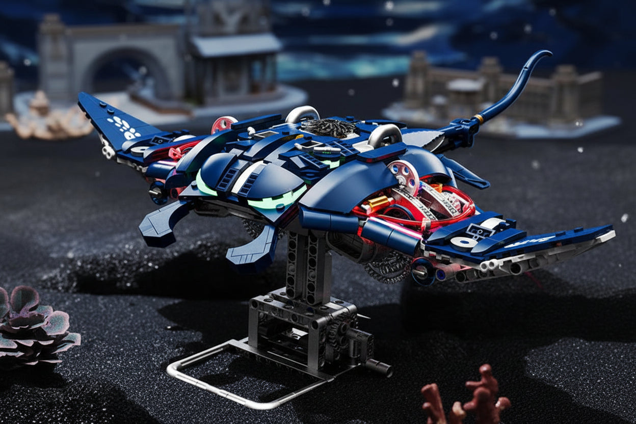 Kinetic Manta Ray – 966-Piece Mechanical Building Set