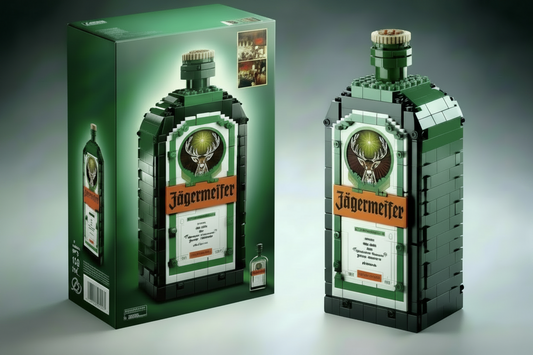 Jägermeister Liqueur Brick Building Set