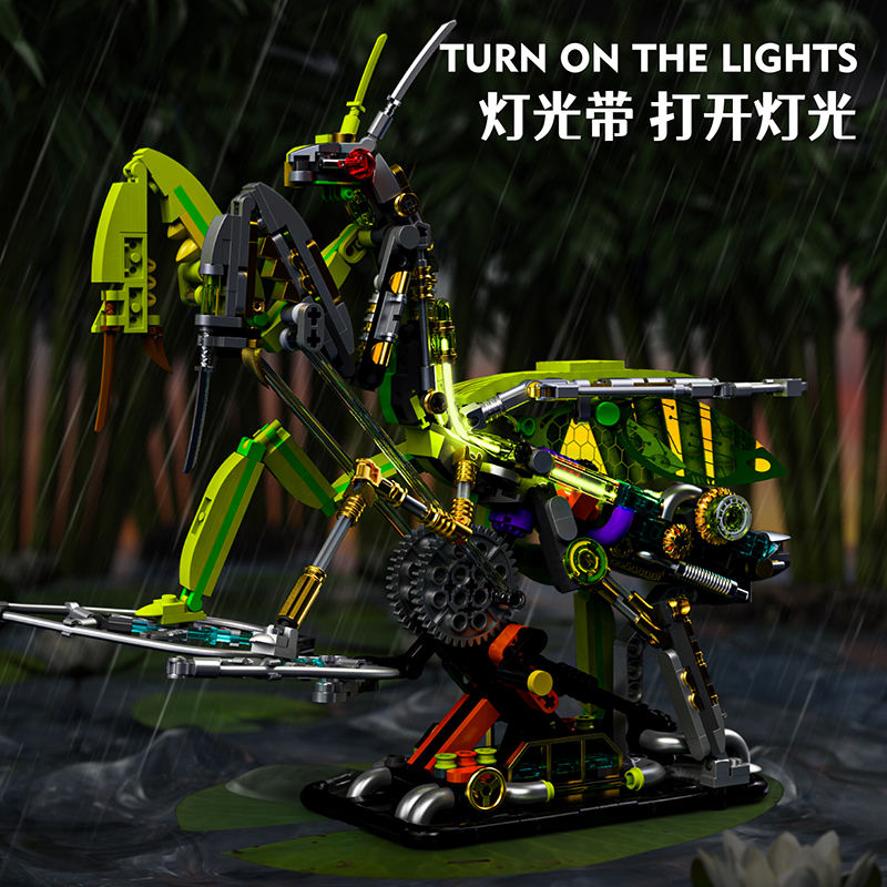 Kinetic Mantis – 999-Piece Mechanical Building Set