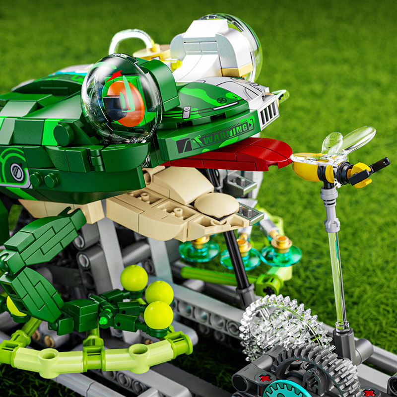 Kinetic Bullfrog – 898-Piece Mechanical Building Set